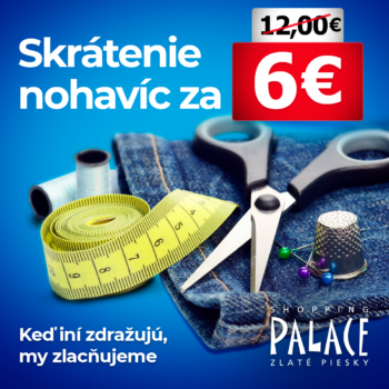 skratenie nohavic za 6 €