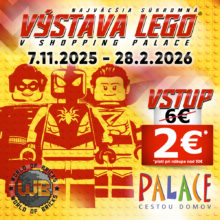 🧱 Najväčšia súkromná LEGO® výstava v Shopping Palace!