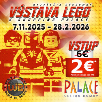 🧱 Najväčšia súkromná LEGO® výstava v Shopping Palace!