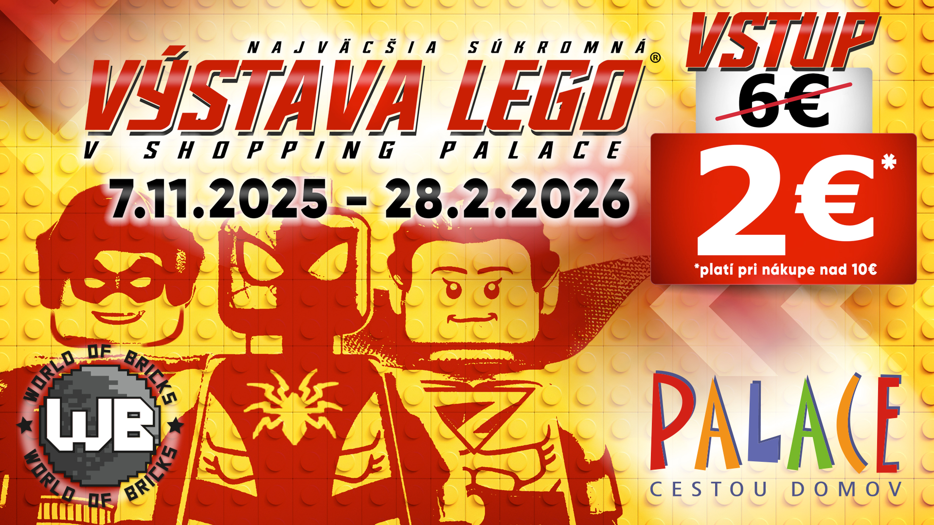 Najväčšia súkromná LEGO® výstava v Shopping Palace!